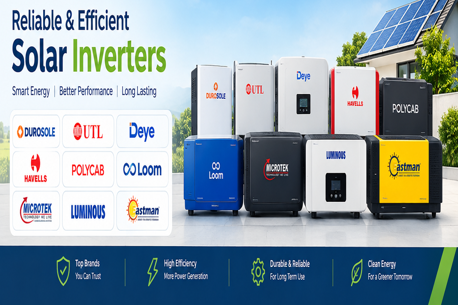 Solar power and electrical equipment